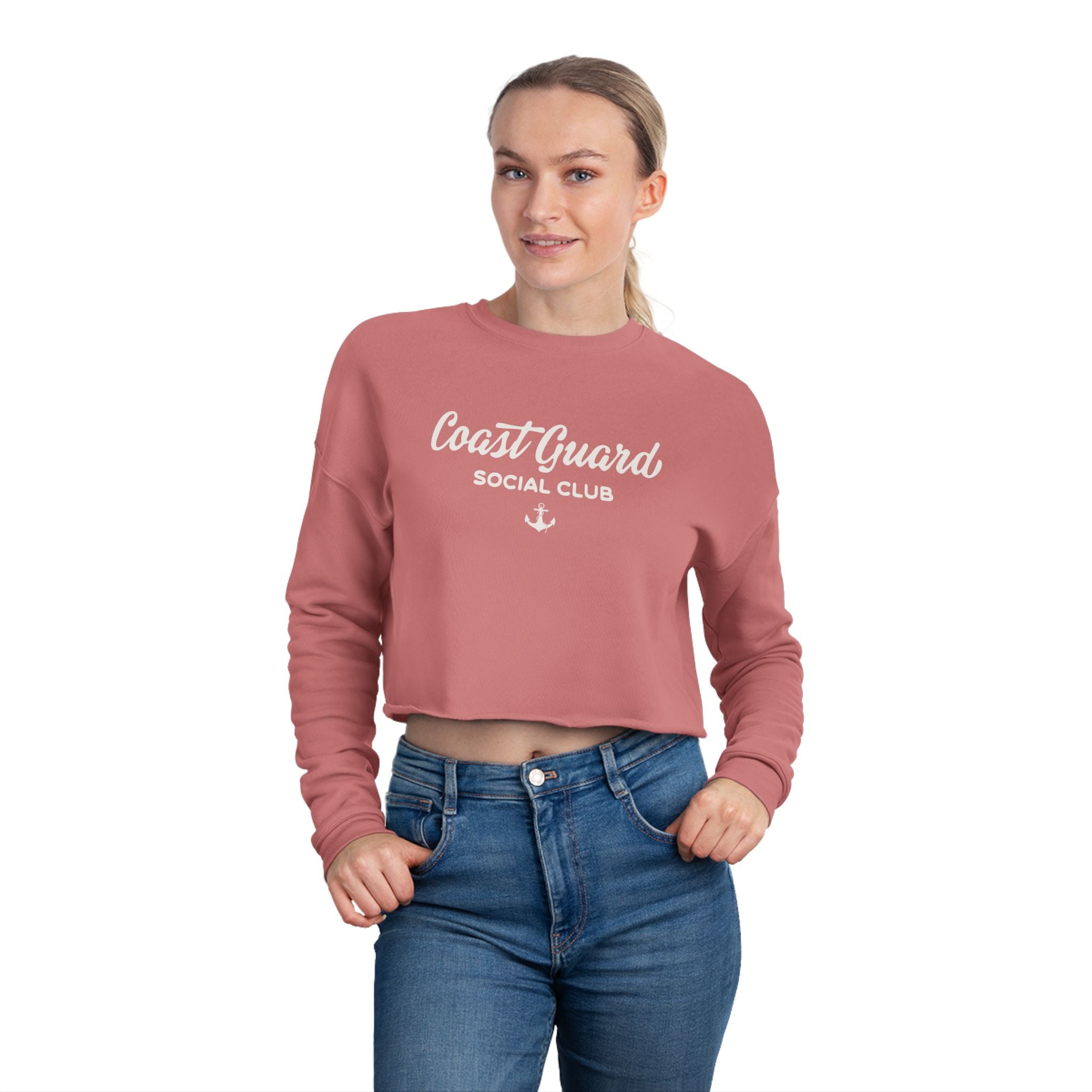 Social Club Crop Sweatshirt