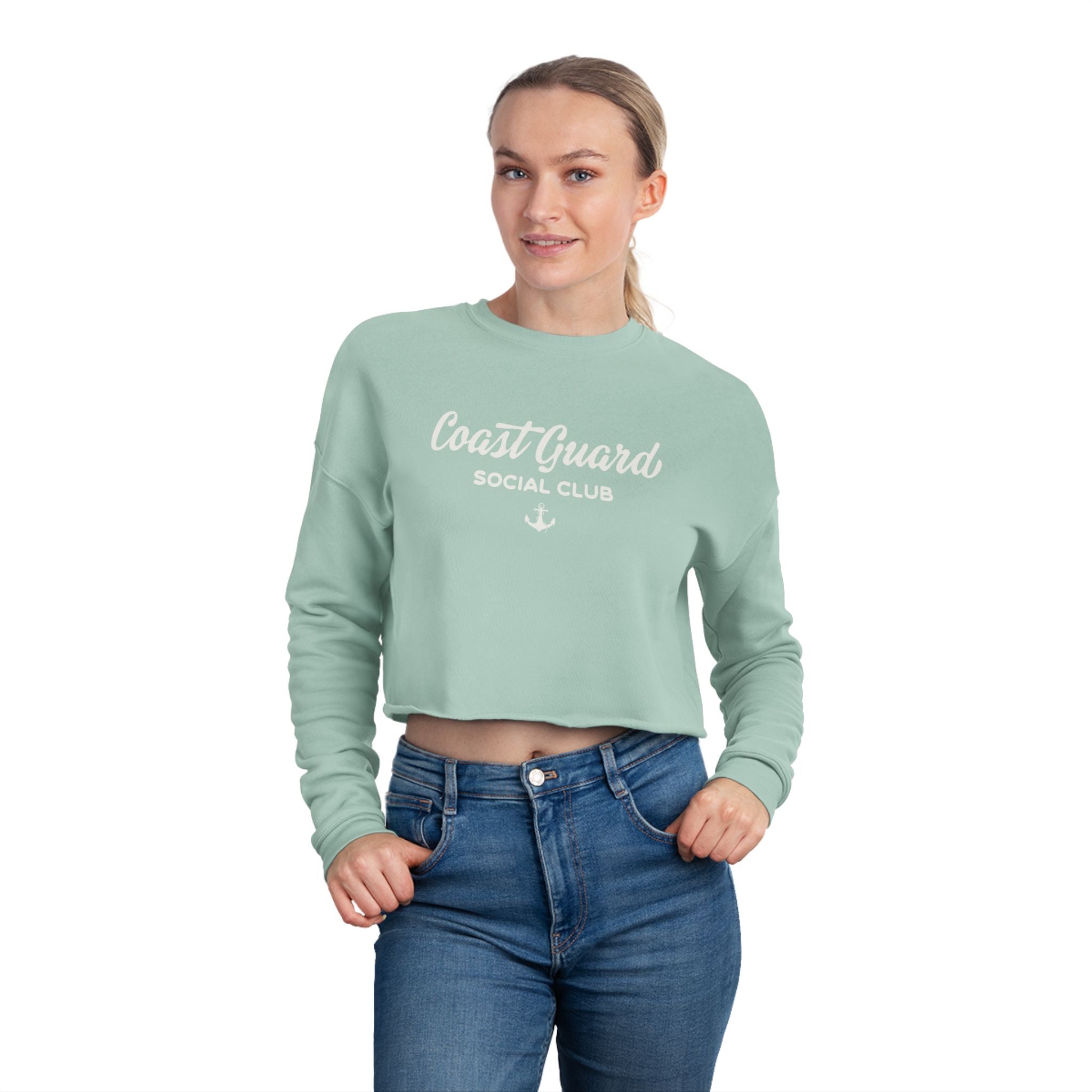 Social Club Crop Sweatshirt