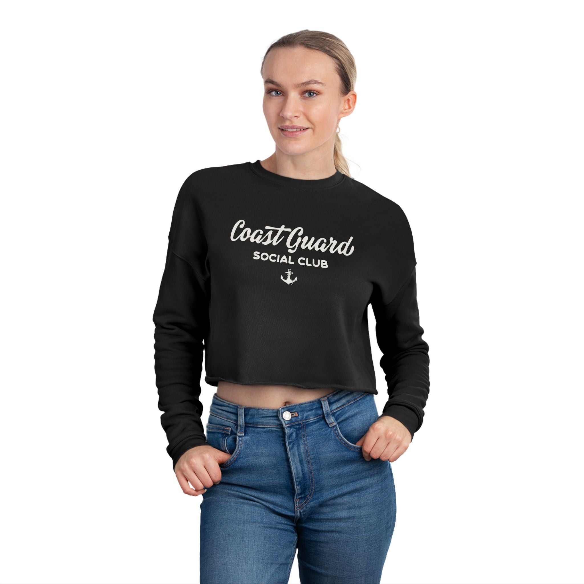 Social Club Crop Sweatshirt