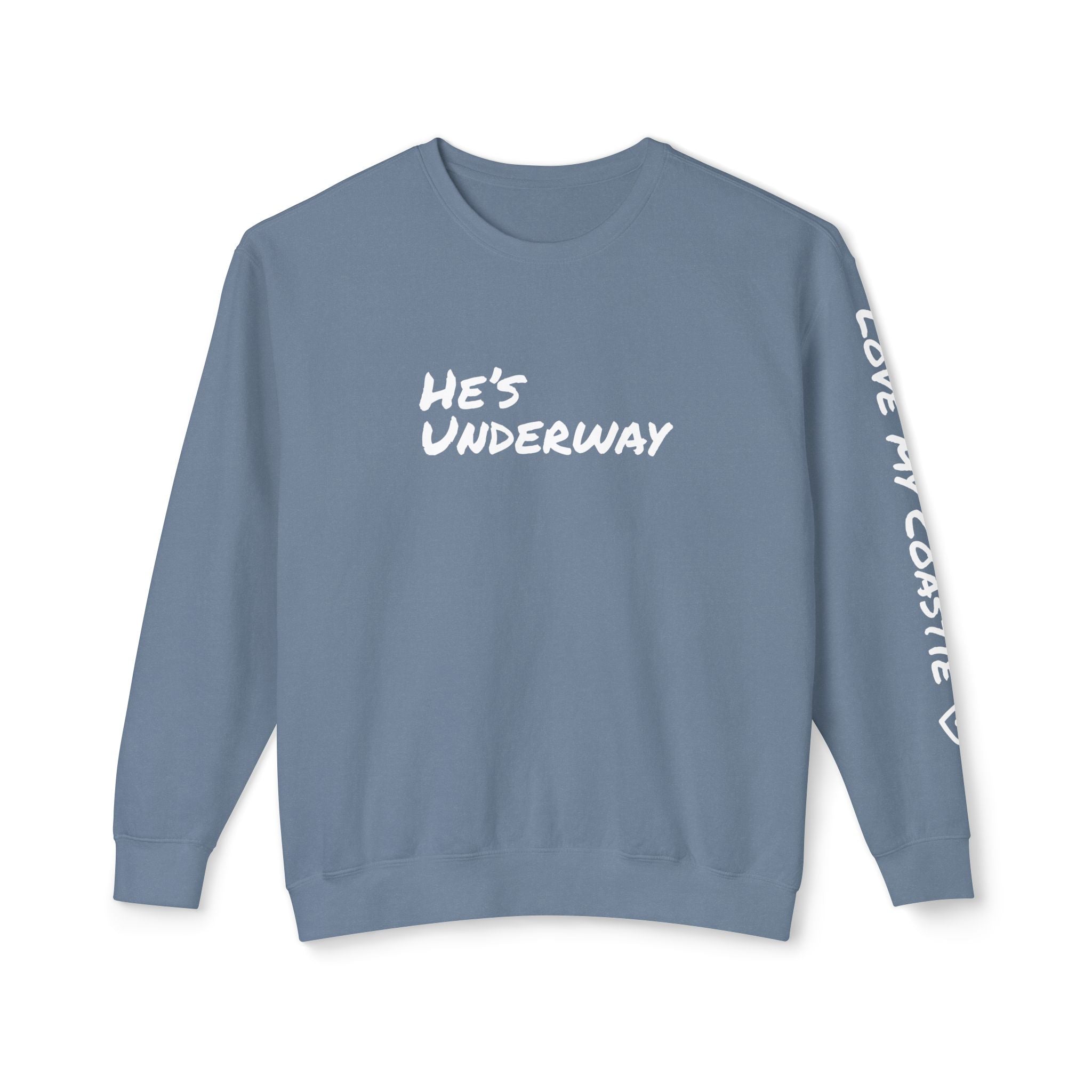 He&#39;s Underway Crewneck Sweatshirt