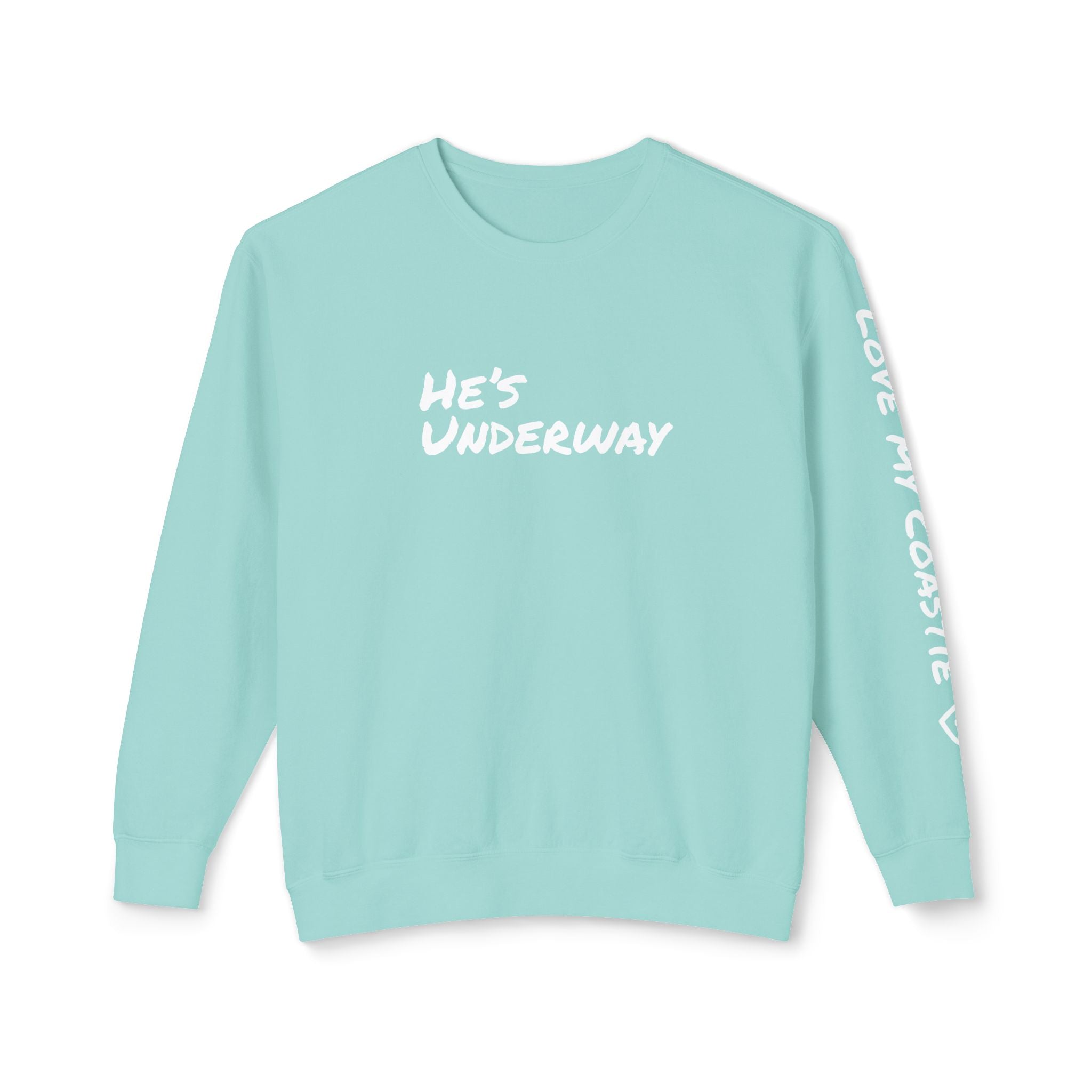 He&#39;s Underway Crewneck Sweatshirt